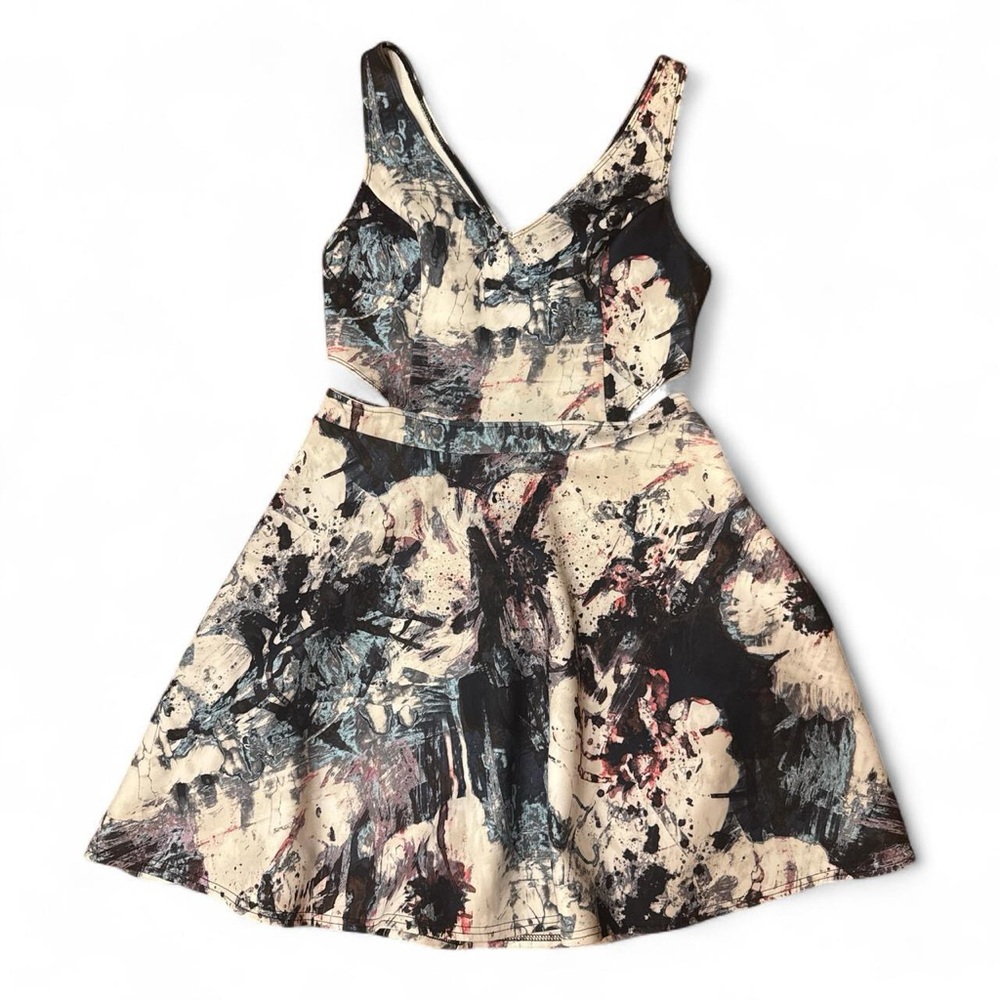 Abercrombie & Fitch Multicolor Casual Dress With Side Cutouts